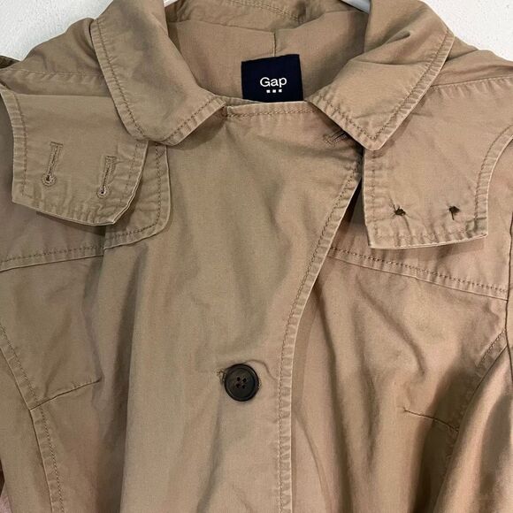 GAP Factory Trench Coat Size S - Picture 6 of 9